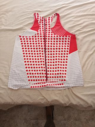Camiseta Running Nike hombre Roja y Blanca