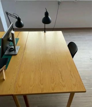 Mesa escritorio madera maciza pino