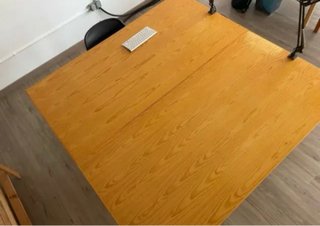 Mesa escritorio madera maciza pino