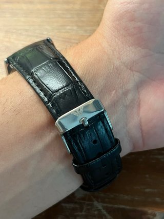 Reloj Emporio Armani Plata y Negro