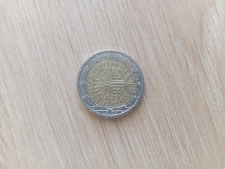 Moneta 2 Euro Francia 2002 Errore