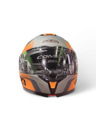 Casco NZI Combi 3 Duo Negro Naranja
