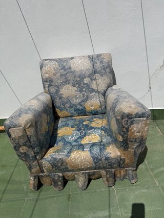 REGALO SOFA  antiguo tela floral