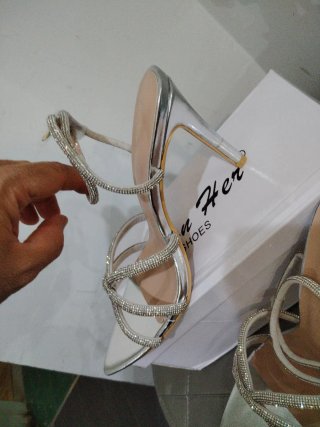 Sandali eleganti tacco 10 cm n.38