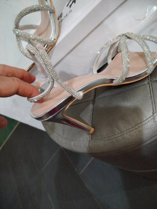 Sandali eleganti tacco 10 cm n.38