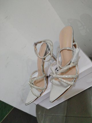 Sandali eleganti tacco 10 cm n.38