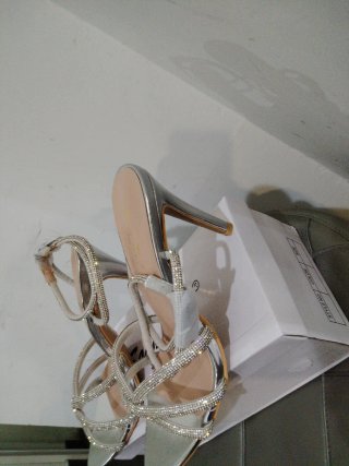 Sandali eleganti tacco 10 cm n.38