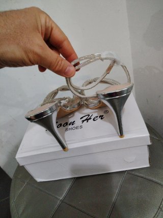 Sandali eleganti tacco 10 cm n.38