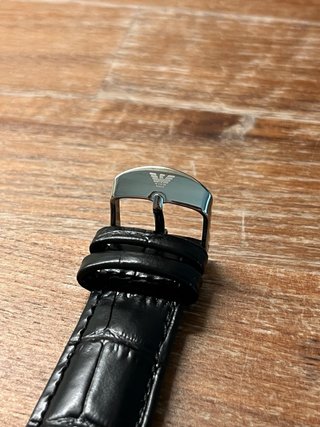 Reloj Emporio Armani Negro y Plateado