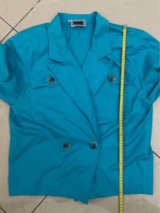 Giacca Luisa Spagnoli Blu Elettrico