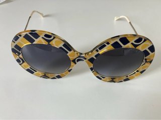Occhiali da sole Gucci rotondi fantasia