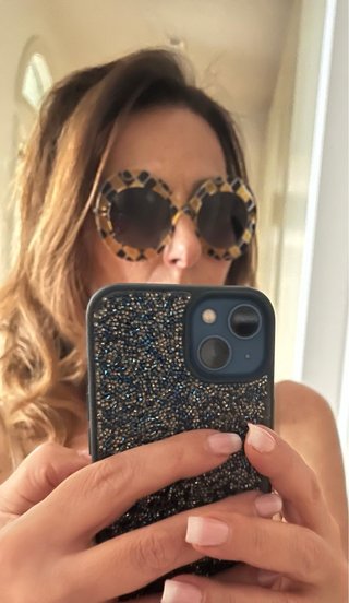 Occhiali da sole Gucci rotondi fantasia