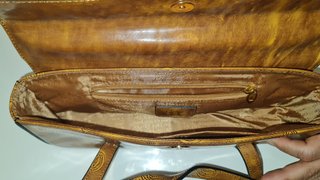 Bolso Cartier Cabochon Cuero Marrón original