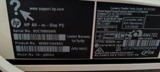 HP All-in-One PC + Teclado y Ratón Inalámbricos