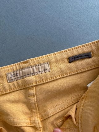 Pantalón SALSA mujer talla 32 amarillo