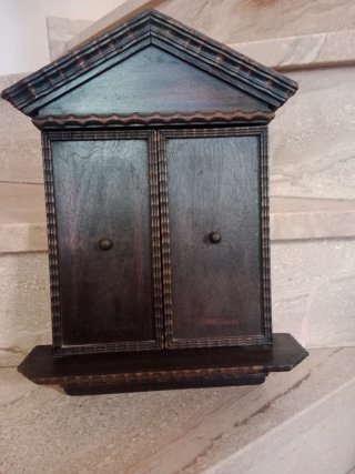 Tríptico religioso madera 40x27