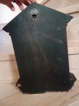 Tríptico religioso madera 40x27