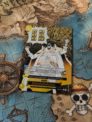 Carta R Zehahahahaha op16 one piece tcg de segunda mano por 250