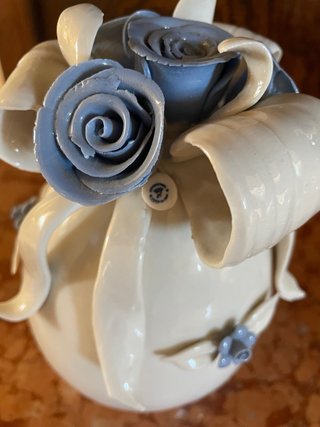 Uovo Capodimonte Decorato a Mano