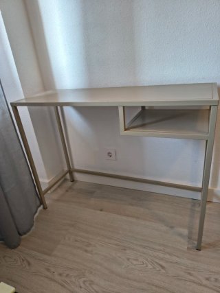 Recibidor aparador entrada Metálico Beige grisáceo