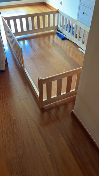 Cama Montessori Madera Natural