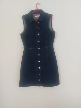 Vestido vaquero Mango sin mangas