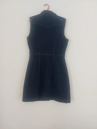 Vestido vaquero Mango sin mangas