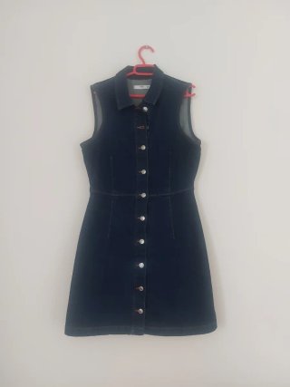 Vestido vaquero Mango sin mangas