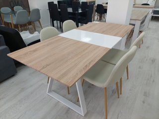 Comedor nórdico extensible 4 sillas NUEVO