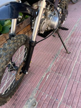 Pit Bike 125 XL Negra y Blanca