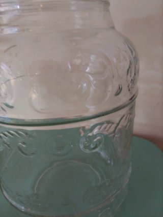 Vaso portacaramelle vintage in vetro