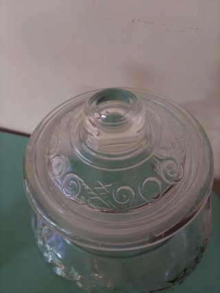 Vaso portacaramelle vintage in vetro