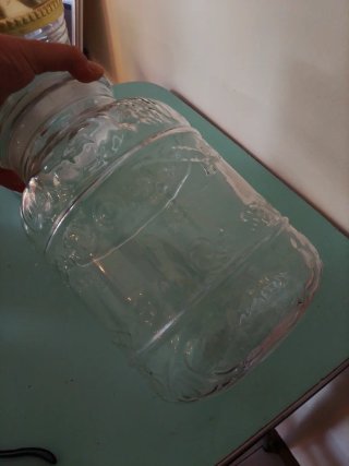 Vaso portacaramelle vintage in vetro