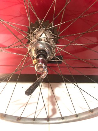 Rueda trasera campagnolo record