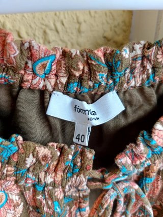 Vestido estampado mujer talla 40