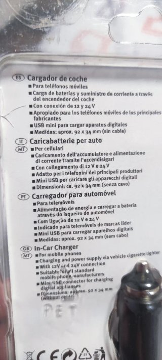 Cargador Coche SilverCrest Universal