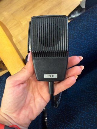 Micrófono Radioaficionado CTE Negro Y Fonestar