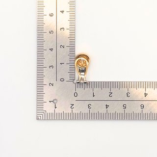 Pendientes Oro Blanco y Amarillo 18K, 5.08gr