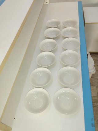 Set 12 Insalatiere Porcellana 18 cm