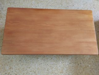 Mesa de centro baja de madera