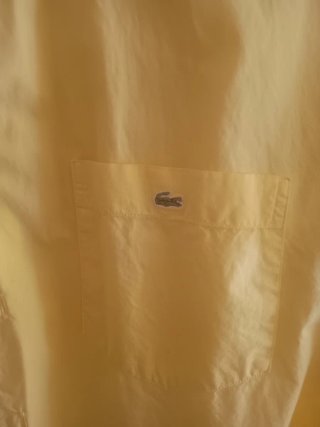 Camisa Lacoste Amarilla Talla L