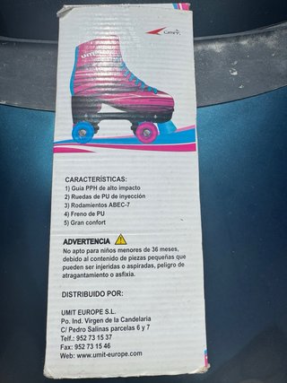 Patines 4 Ruedas Umit Talla 32 Nuevos
