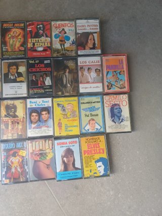 Lote de 30 Casetes Antiguos Variados