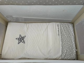 Cuna de viaje y bañera para bebé
