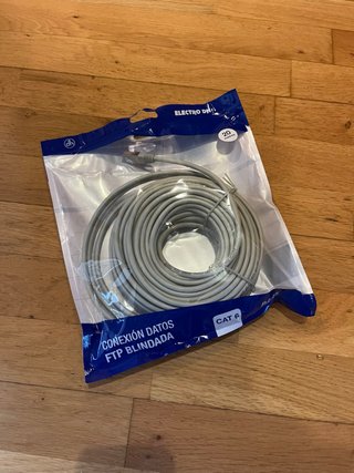 Cable de Red Cat 6 FTP Blindado 20m