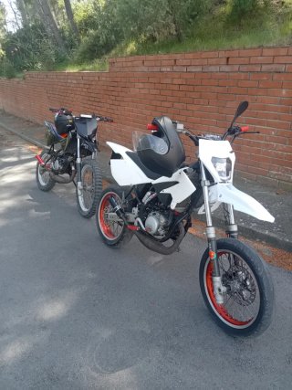 Beta RRT 50cc Supermotard Blanca y roja