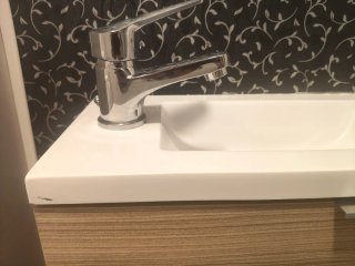 Mueble lavabo pequeño