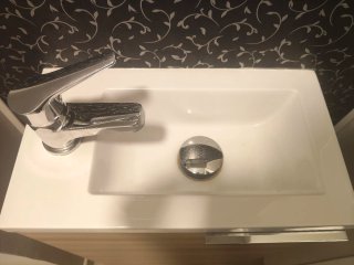 Mueble lavabo pequeño