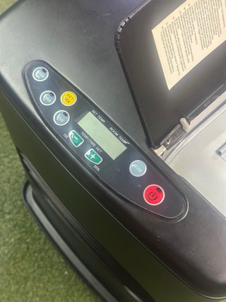Estufa parafina negra con ruedas