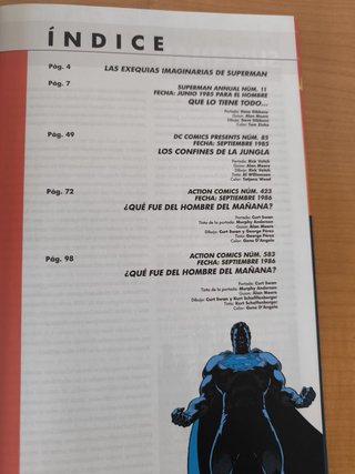 Superman Qué fue del hombre del mañana?